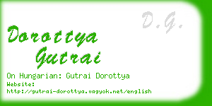 dorottya gutrai business card